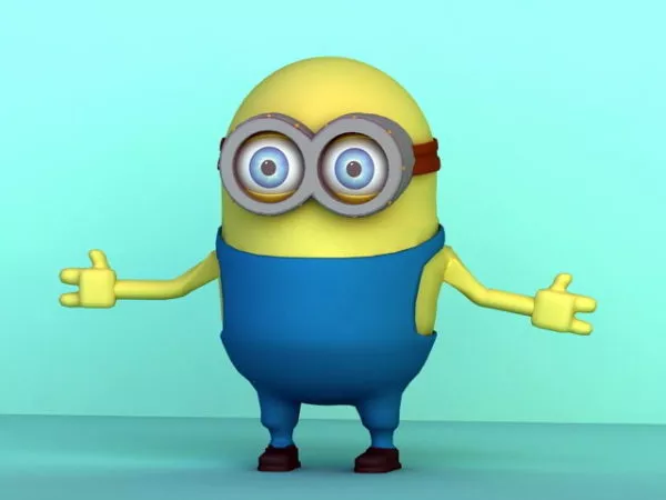Minion Rigged 3d model Minion Rigged 3d model