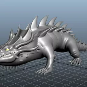 Crocodile Monster 3d model