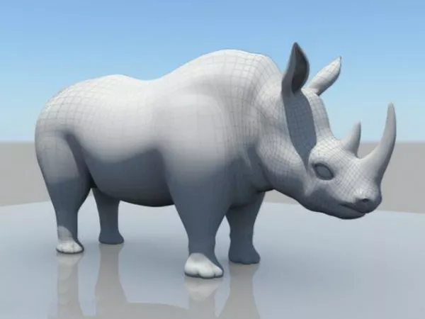 White Rhino 3d model White Rhino 3d model