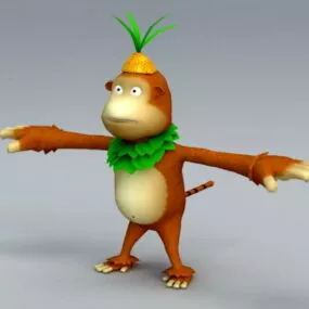 Cartoon Monkey 3d model