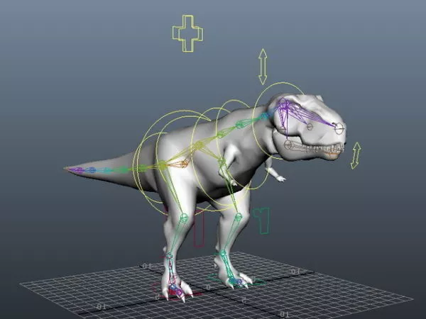 Tyrannosaurus Rig 3d model Tyrannosaurus Rig 3d model