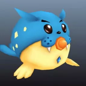 Cartoon Seal 3d model