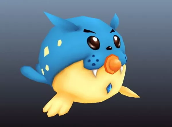 Cartoon Seal 3d model Cartoon Seal 3d model