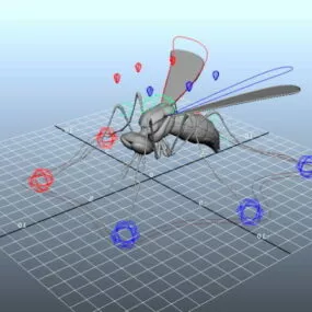 Mosquito Rig 3d model