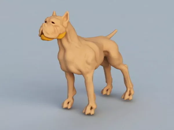 Shar Pei Dog 3d model Shar Pei Dog 3d model