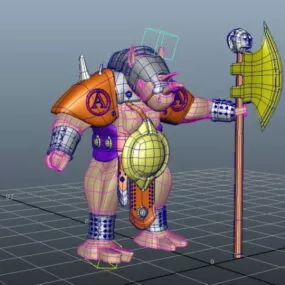 Rhino Warrior 3d model