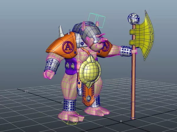 Chinese Warrior 3d model