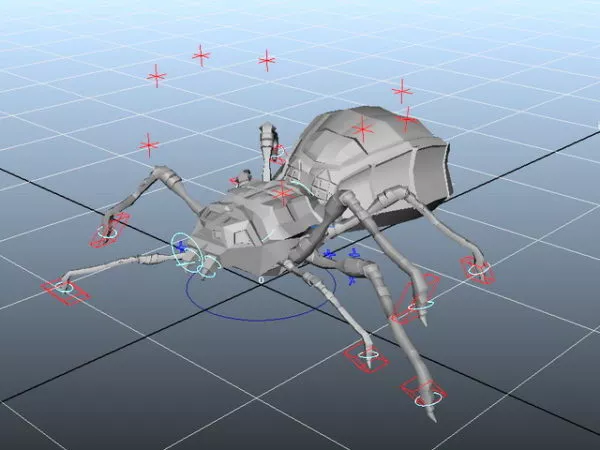 Small Rhinoceros Beetle 3d model