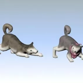 Pet Dog 3d model
