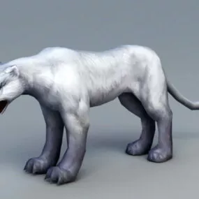 Snow Leopard 3d model