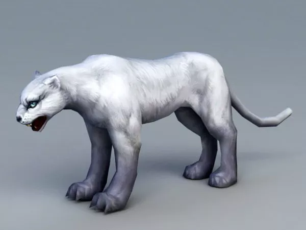 Snow Leopard 3d model Snow Leopard 3d model