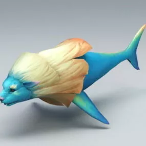 Lion Head Fish 3d model