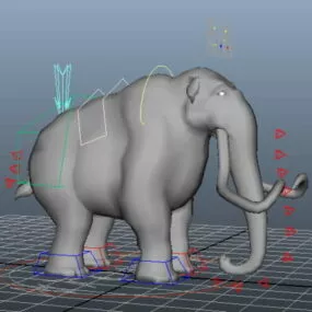 Mammoth Rig 3d model