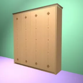 Large Armoire Wardrobe 3d model
