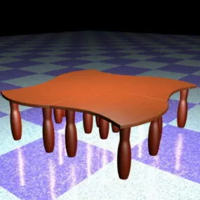 Modular Coffee Table 3d model