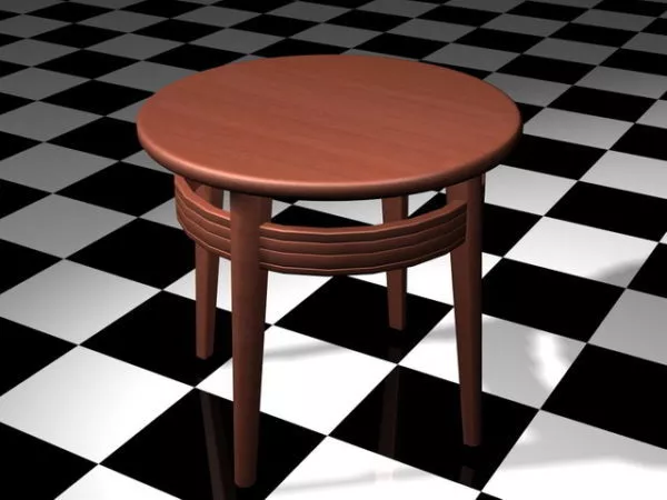 Small Round Coffee Table 3d model Small Round Coffee Table 3d model