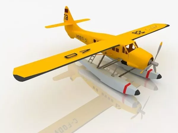 De Havilland Otter Aircraft 3d model De Havilland Otter Aircraft 3d model