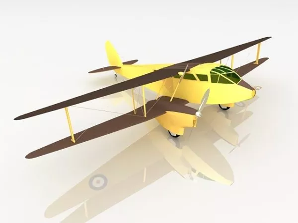 Yak42 Jet Airliner 3d model