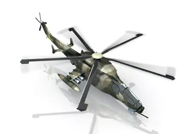 Chinese Military Attack Helicopter 3d model Chinese Military Attack Helicopter 3d model