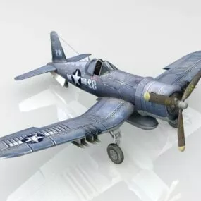 F4u Corsair Fighter Aircraft 3d model
