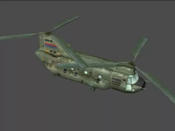 Helicopter Attack 3d model