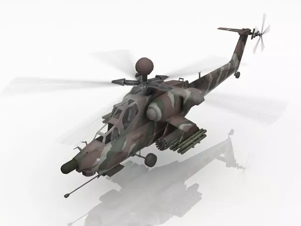 Ec130 Helicopter 3d model