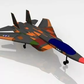 Us Military War Fighter 3d model