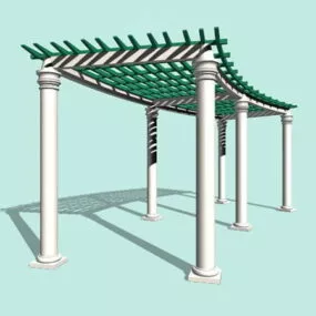 Pretty Pergola 3d model