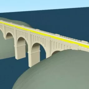 River Gorge Bridge 3d model