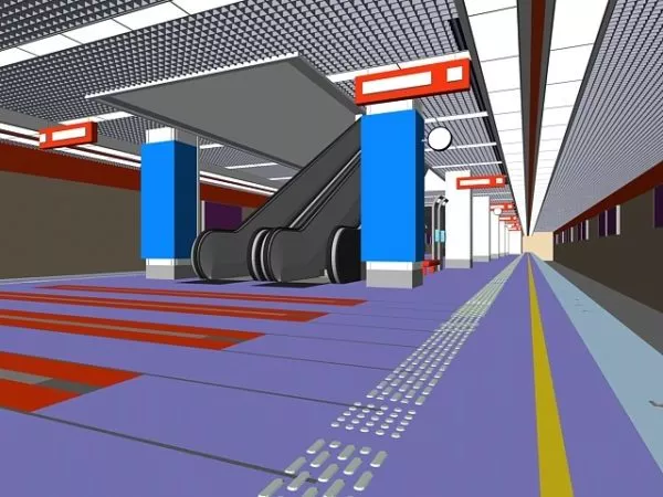 Scifi Base City 3d model