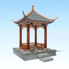 Chinese Pavilion 3d model