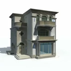 Mansion Modern House 3d model
