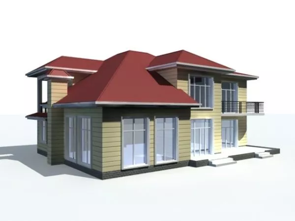 Seaside Villa Building 3d model Seaside Villa Building 3d model