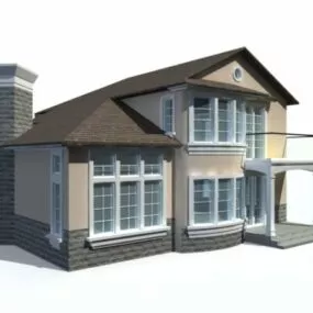 Ranch-style House 3d model