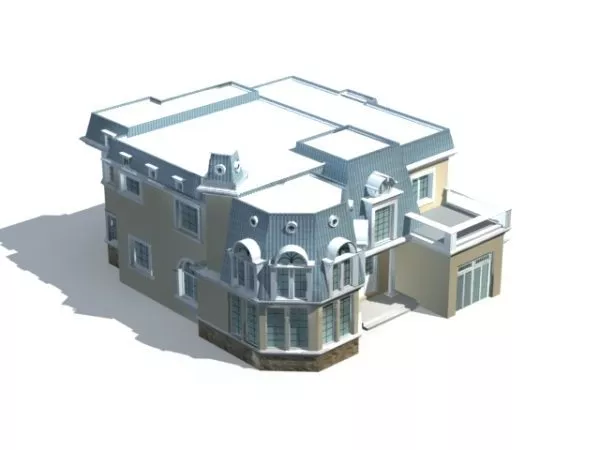 Villa Home Design 3d model Villa Home Design 3d model
