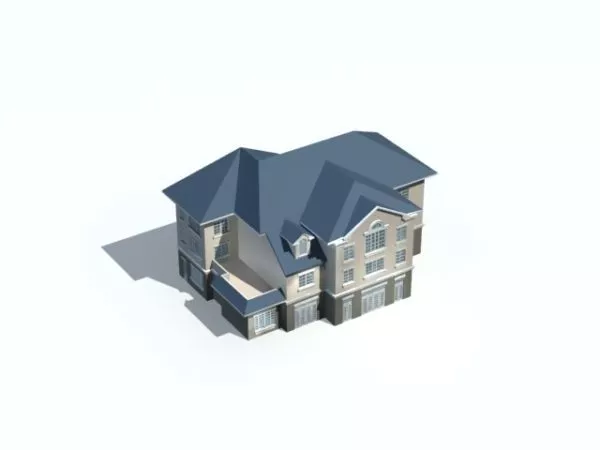 Roman Villa Country House 3d model Roman Villa Country House 3d model