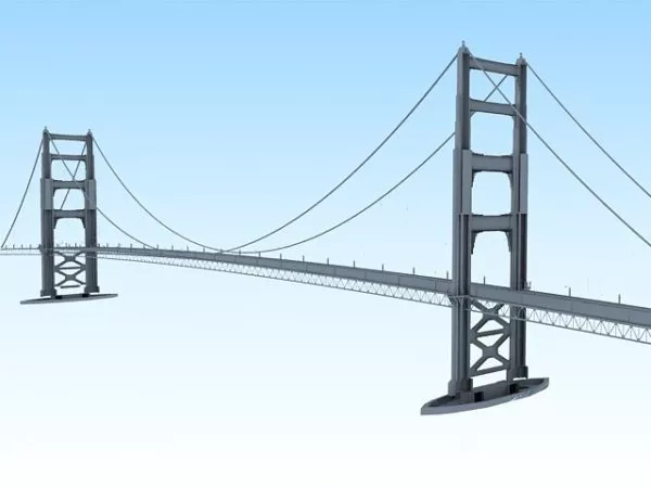 Boardwalk Bridge 3d model