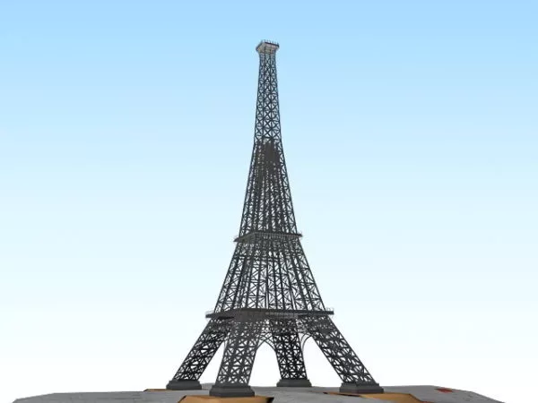 Highrise Skyscraper Apartment Building 3d model