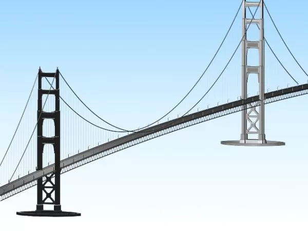 Bridge Building Module 3d model