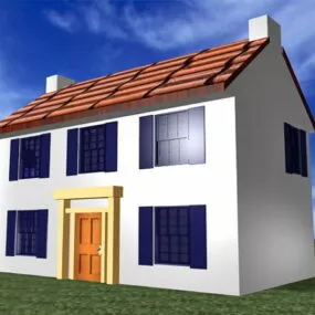 Western Old Country House 3d model