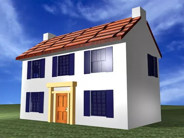 Western Old Country House 3d model Western Old Country House 3d model
