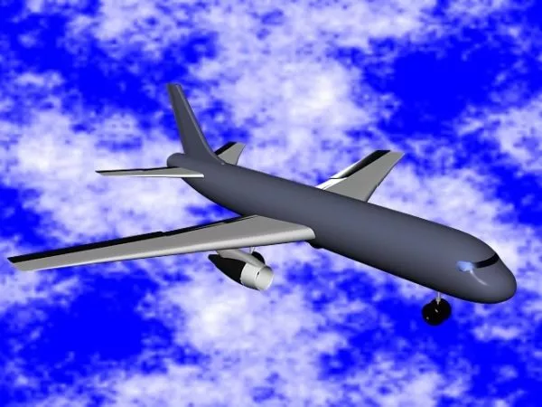 Airbus A350 Airliner 3d model
