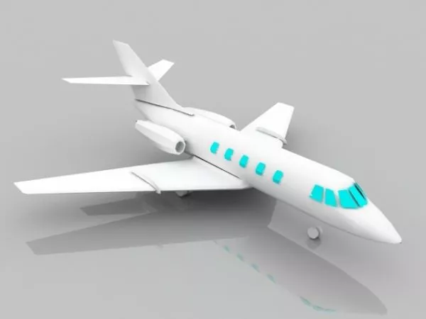 Passenger Airline 3d model Passenger Airline 3d model