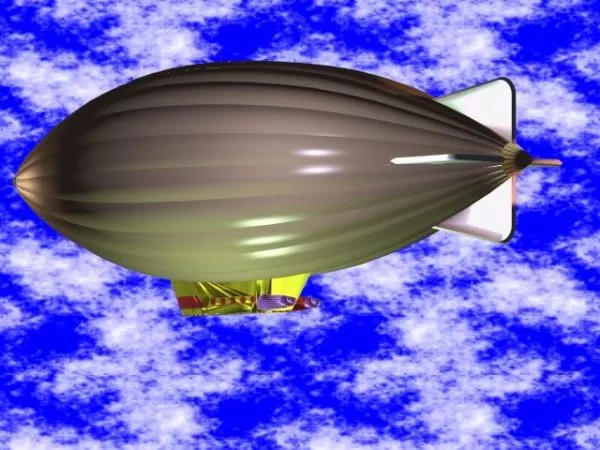 Hot Air Balloon Airship 3d model