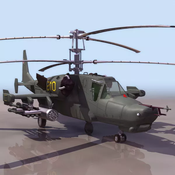 Modern Helicopter 3d model