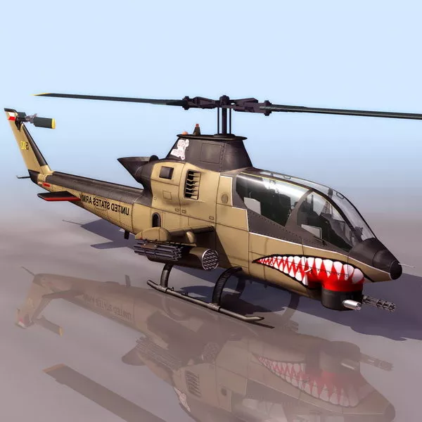 Apache Helicopter 3d model