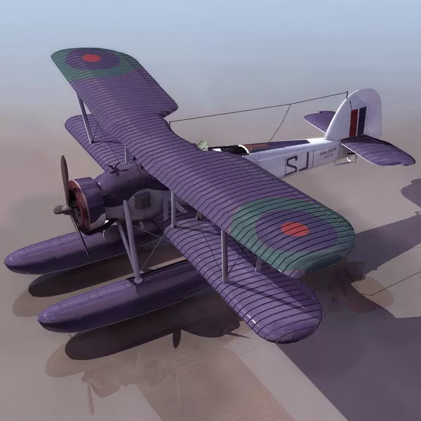 Swordfish Torpedo Bomber Biplane 3d model Swordfish Torpedo Bomber Biplane 3d model