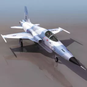 Usaf F-5f Tiger Ii Fighter Aircraft 3d model