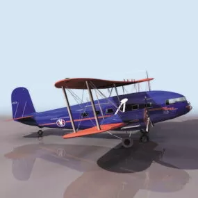 Curtiss T-32 Condor Aircraft 3d model