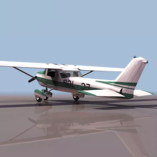 Cessna 172 Skyhawk Aircraft 3d model Cessna 172 Skyhawk Aircraft 3d model